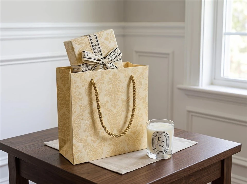 Custom Champagne Gold Two-Piece Gift suppliers